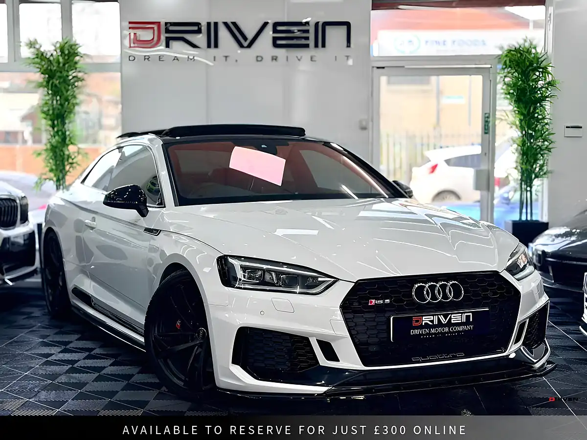 Used 2018 Audi RS5 Coupe Glacier White - Front View