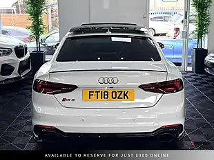 Used 2018 Audi RS5 Coupe Glacier White - Interior and Exterior details 11