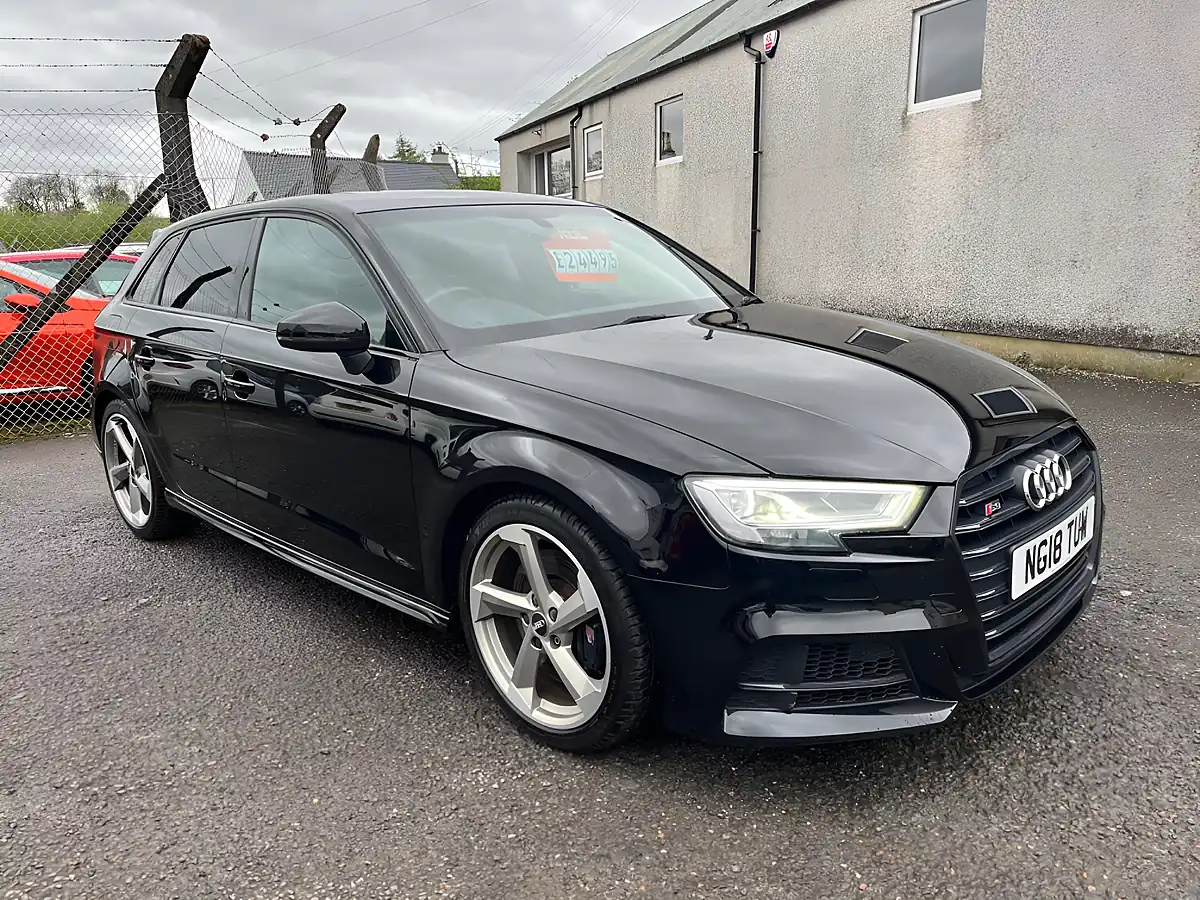 Used 2018 Audi S3 Black Edition Black - Interior and Exterior details 3