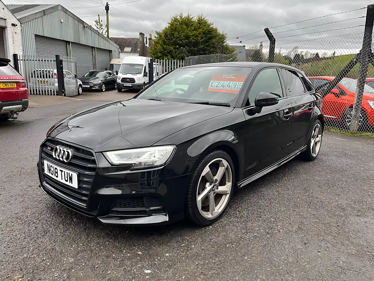 Used 2018 Audi S3 Black Edition Black - Interior and Exterior details 5