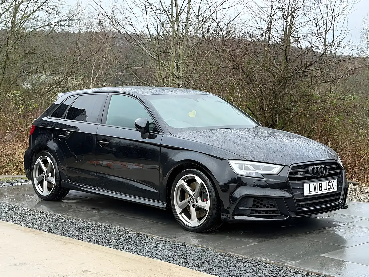 Used 2018 Audi S3 Black Edition Black - Front View