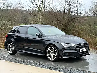 Used 2018 Audi S3 Black Edition Black - Interior and Exterior details 16