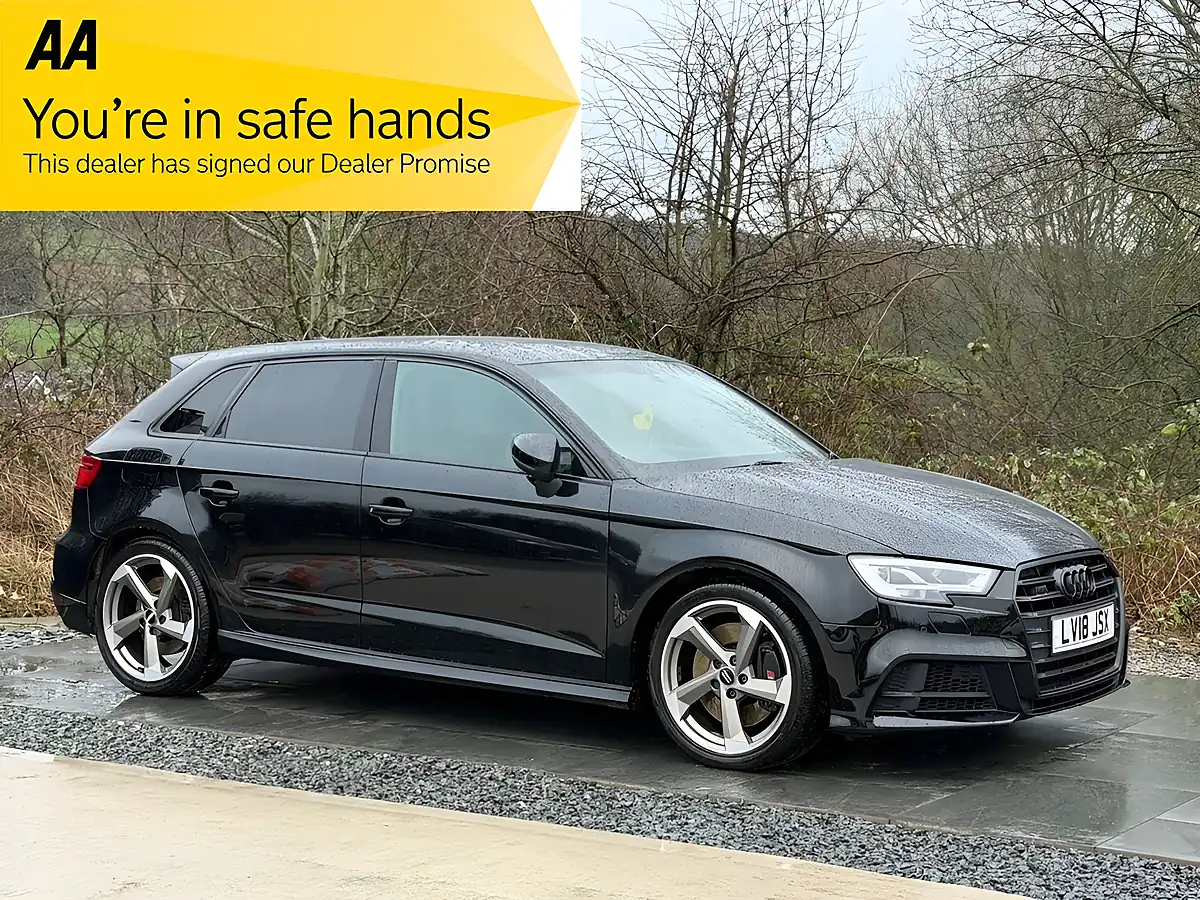 Used 2018 Audi S3 Black Edition Black - Front View