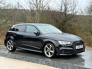Used 2018 Audi S3 Black Edition Black - Interior and Exterior details 16