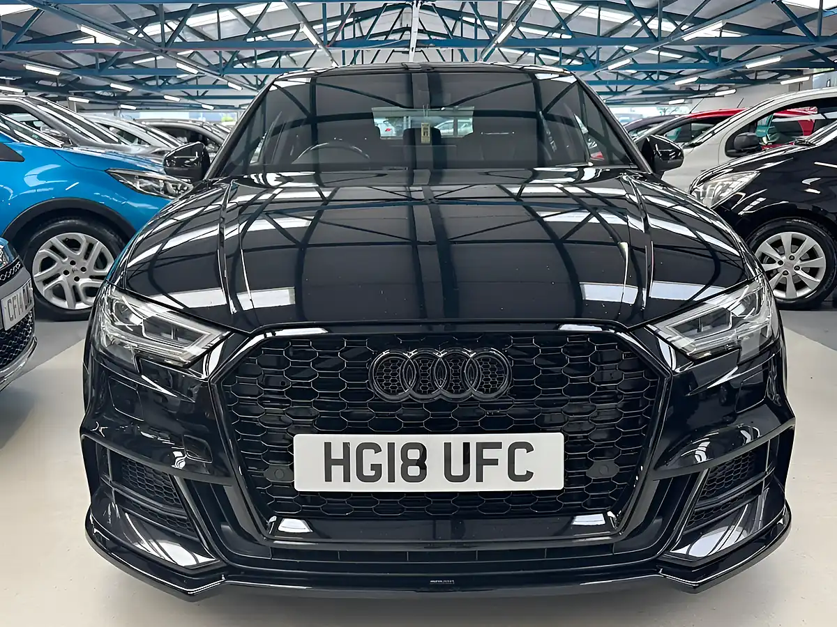 Used 2018 Audi S3 Black Edition Black - Front View