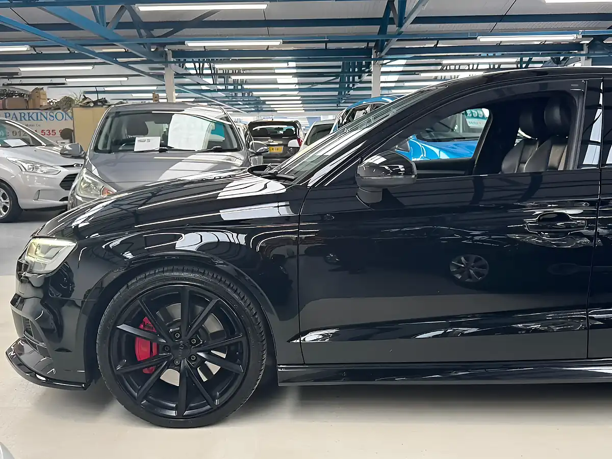 Used 2018 Audi S3 Black Edition Black - Interior and Exterior details 4