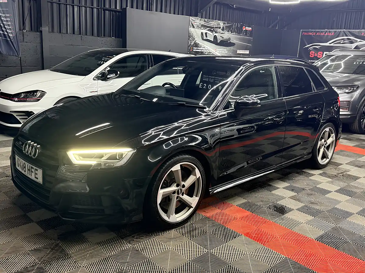 Used 2018 Audi S3 Black Edition Black - Interior and Exterior details 15