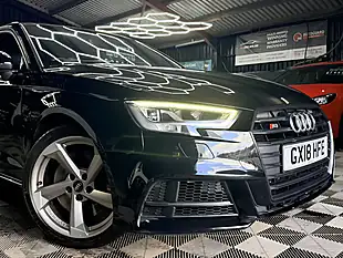 Used 2018 Audi S3 Black Edition Black - Interior and Exterior details 2