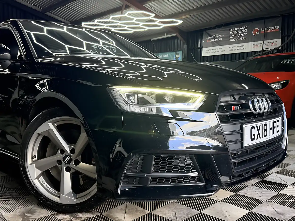 Used 2018 Audi S3 Black Edition Black - Interior and Exterior details 2