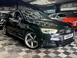 Used 2018 Audi S3 Black Edition Black - Interior and Exterior details 3