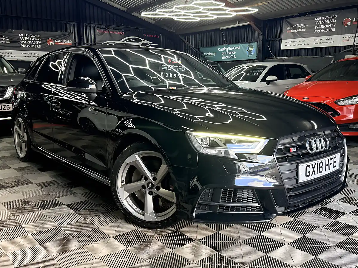Used 2018 Audi S3 Black Edition Black - Interior and Exterior details 3