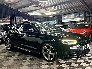 Used 2018 Audi S3 Black Edition Black - Interior and Exterior details 5