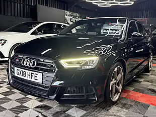 Used 2018 Audi S3 Black Edition Black - Interior and Exterior details 6