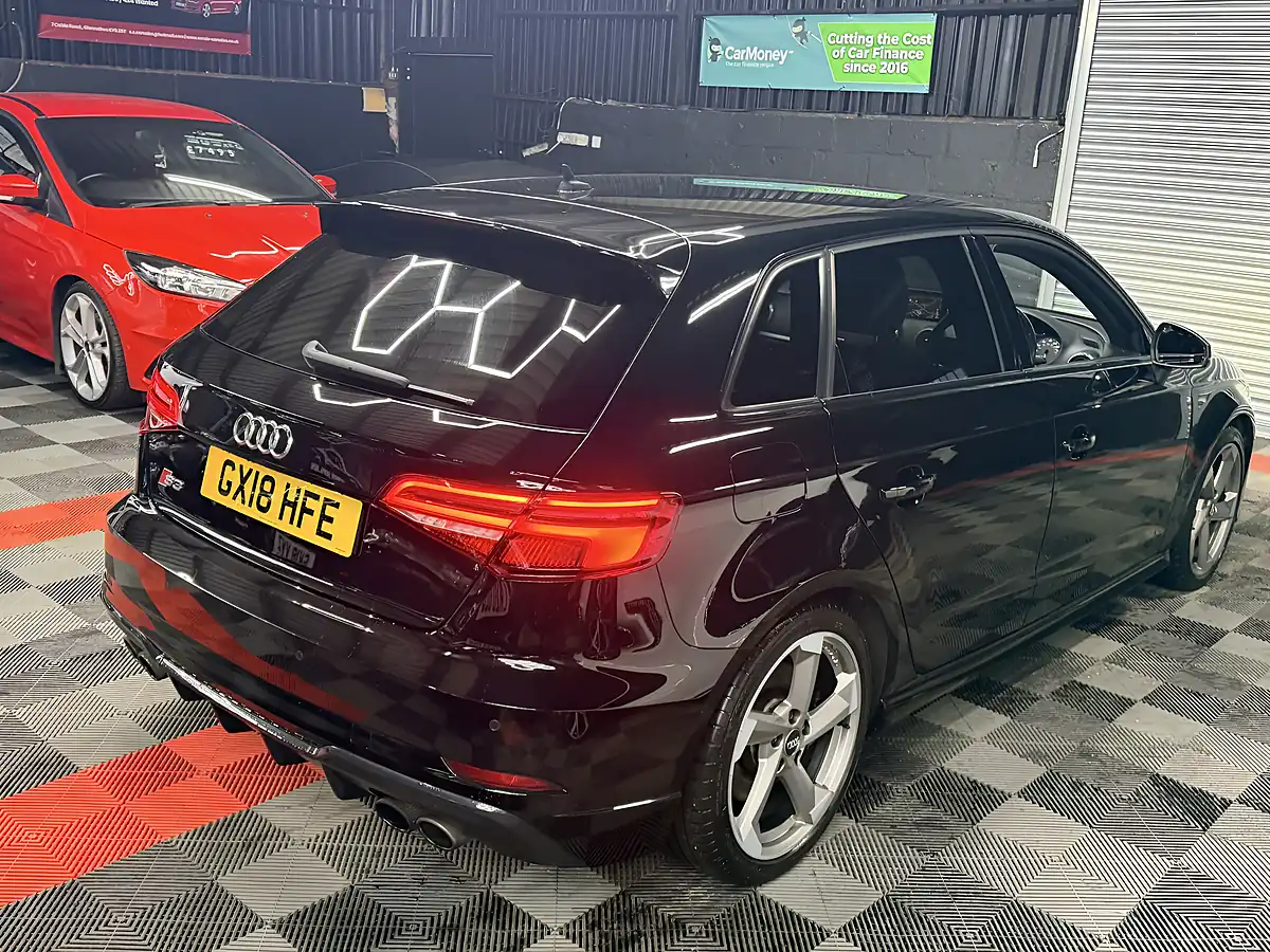 Used 2018 Audi S3 Black Edition Black - Interior and Exterior details 7