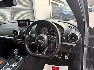 Used 2018 Audi S3 Black Edition Nardo Grey - Interior and Exterior details 14