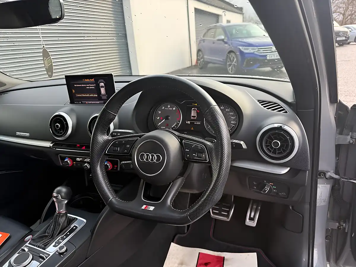 Used 2018 Audi S3 Black Edition Nardo Grey - Interior and Exterior details 14