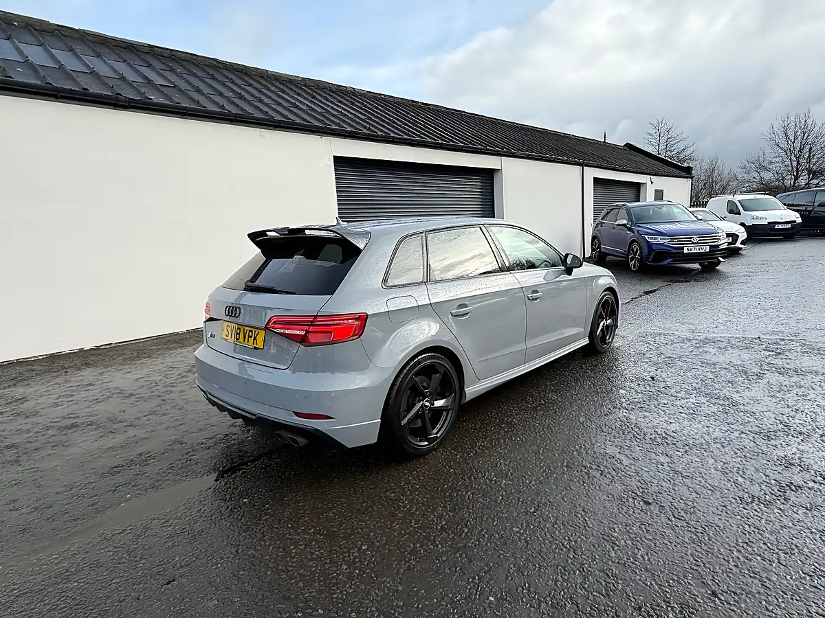 Used 2018 Audi S3 Black Edition Nardo Grey - Interior and Exterior details 3