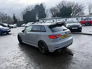 Used 2018 Audi S3 Black Edition Nardo Grey - Interior and Exterior details 6
