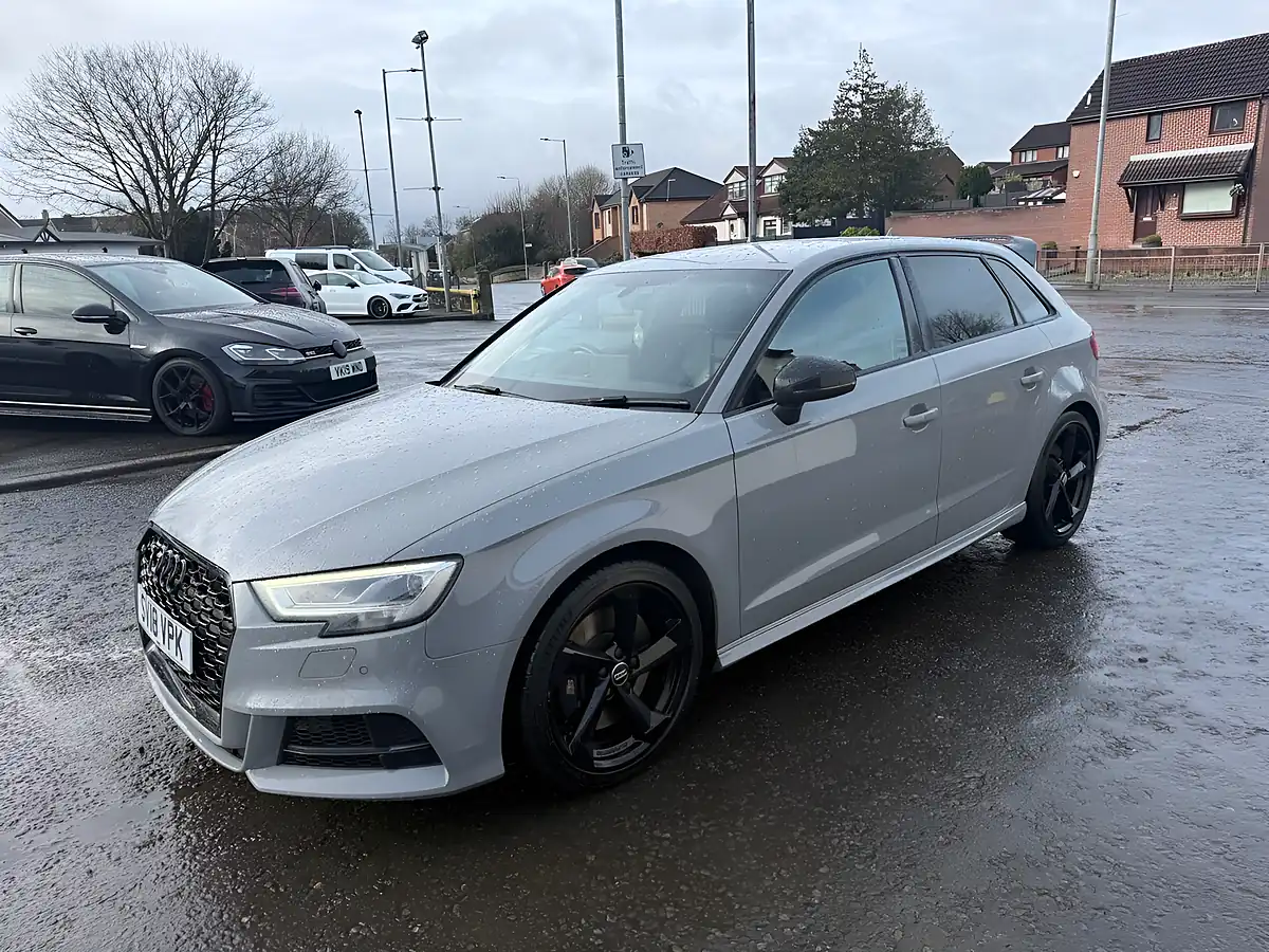 Used 2018 Audi S3 Black Edition Nardo Grey - Interior and Exterior details 9