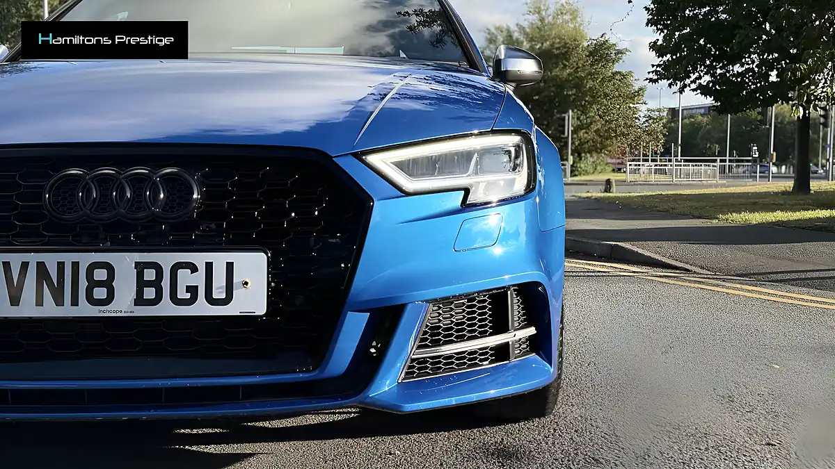 Used 2018 Audi S3 Blue - Interior and Exterior details 12