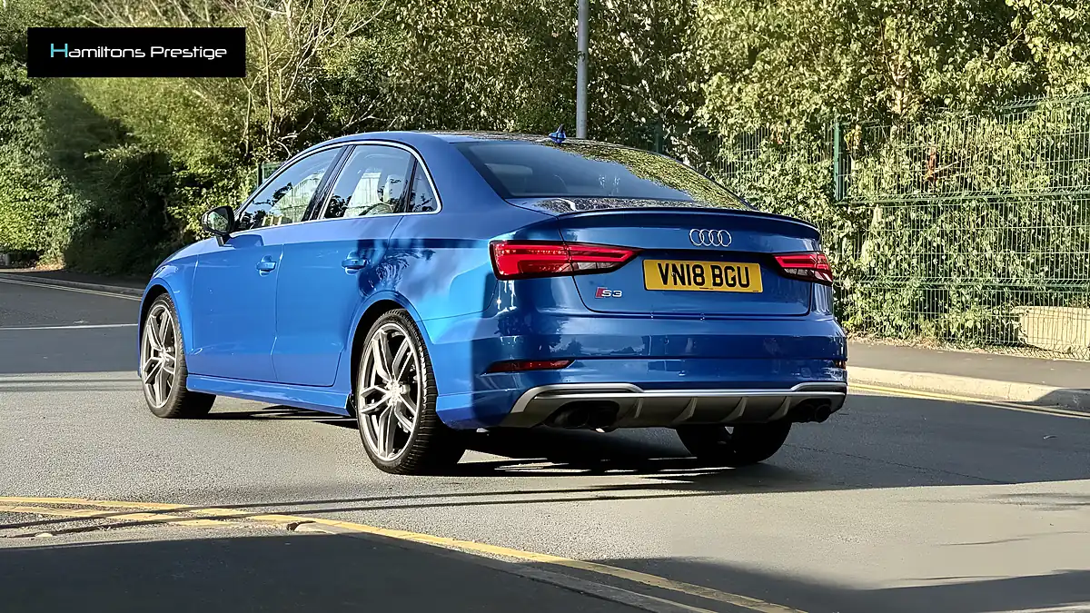 Used 2018 Audi S3 Blue - Interior and Exterior details 14
