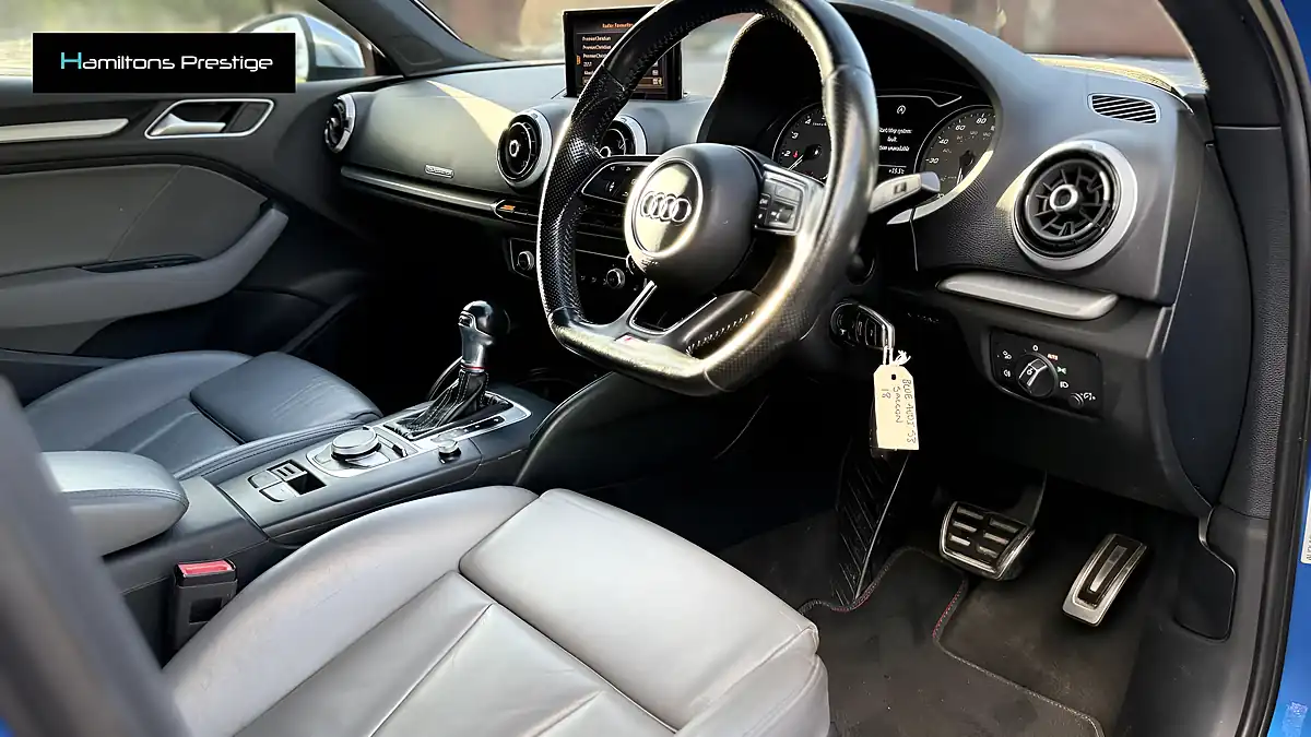 Used 2018 Audi S3 Blue - Interior and Exterior details 16