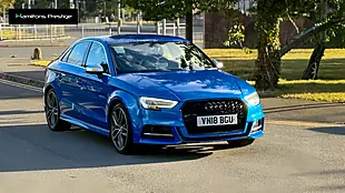Used 2018 Audi S3 Blue - Interior and Exterior details 3