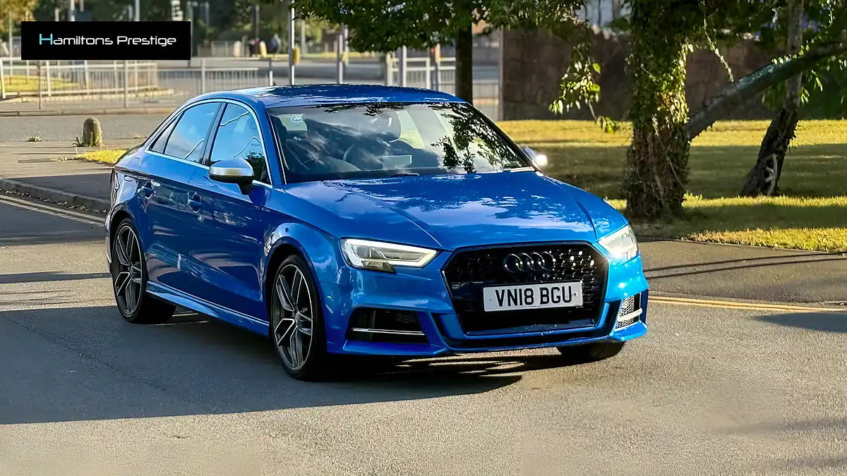Used 2018 Audi S3 Blue - Interior and Exterior details 3