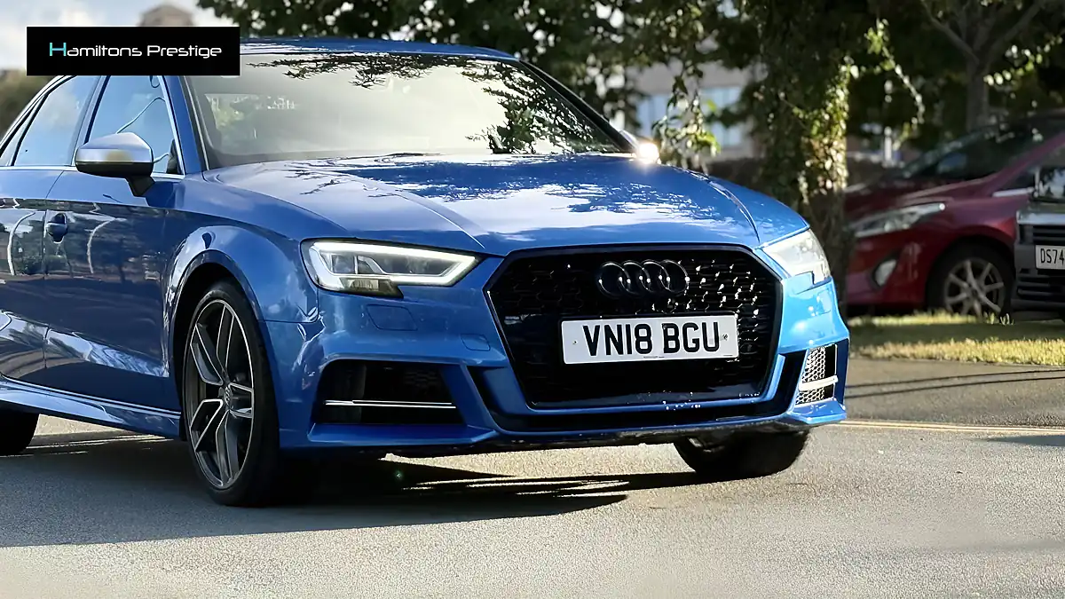 Used 2018 Audi S3 Blue - Interior and Exterior details 7