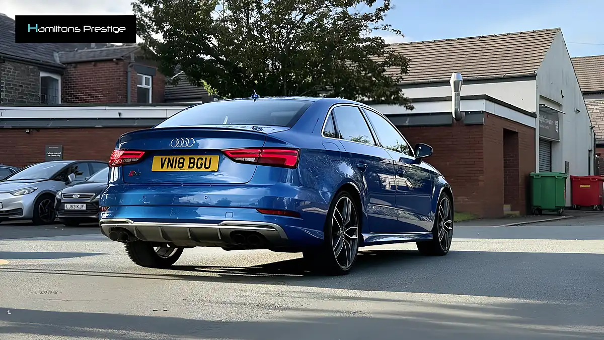 Used 2018 Audi S3 Blue - Interior and Exterior details 9