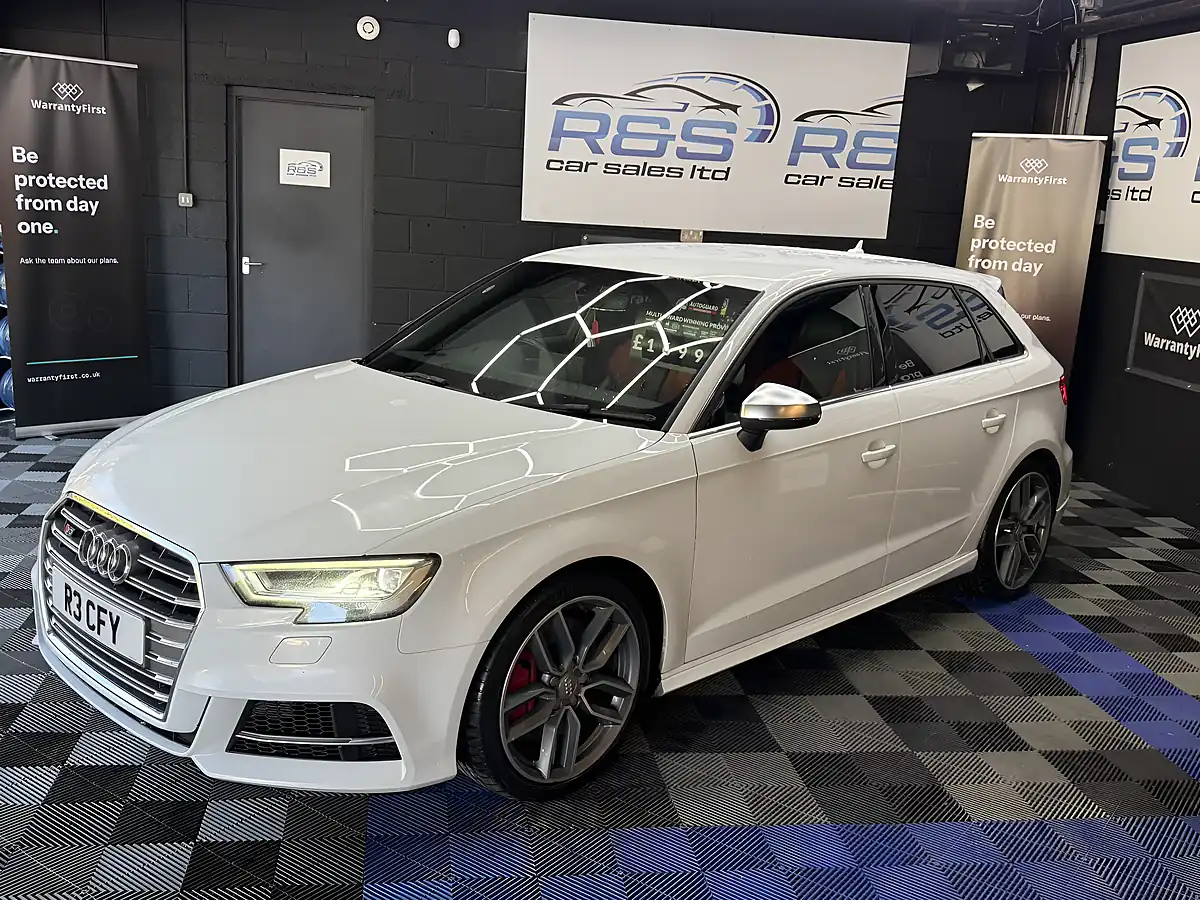 Used 2018 Audi S3 Quattro White - Interior and Exterior details 12