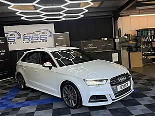 Used 2018 Audi S3 Quattro White - Interior and Exterior details 7