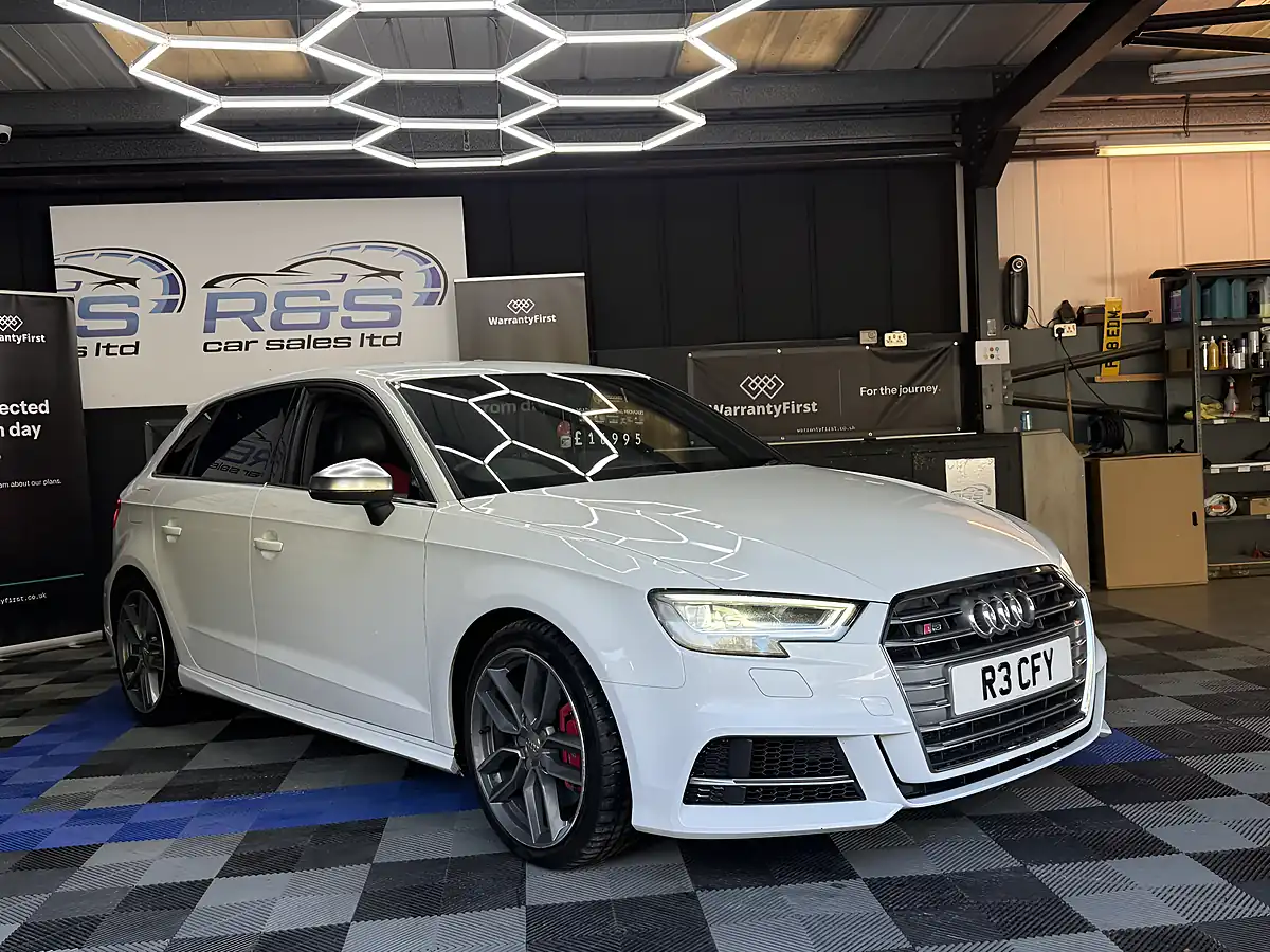 Used 2018 Audi S3 Quattro White - Interior and Exterior details 8