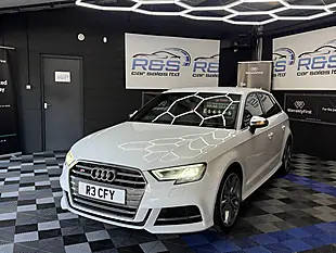 Used 2018 Audi S3 Quattro White - Interior and Exterior details 9