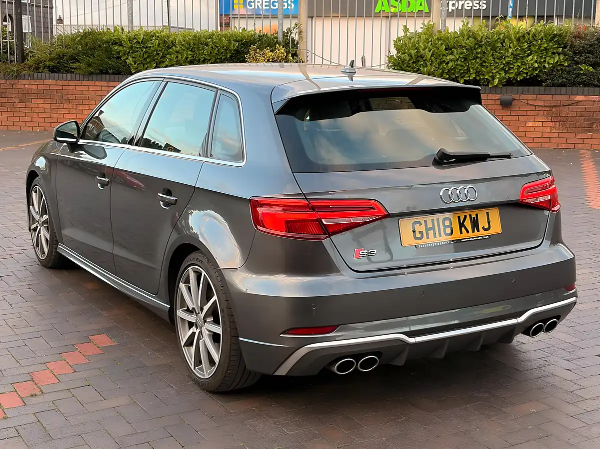 Used 2018 Audi S3 Sportback Grey - Interior and Exterior details 9