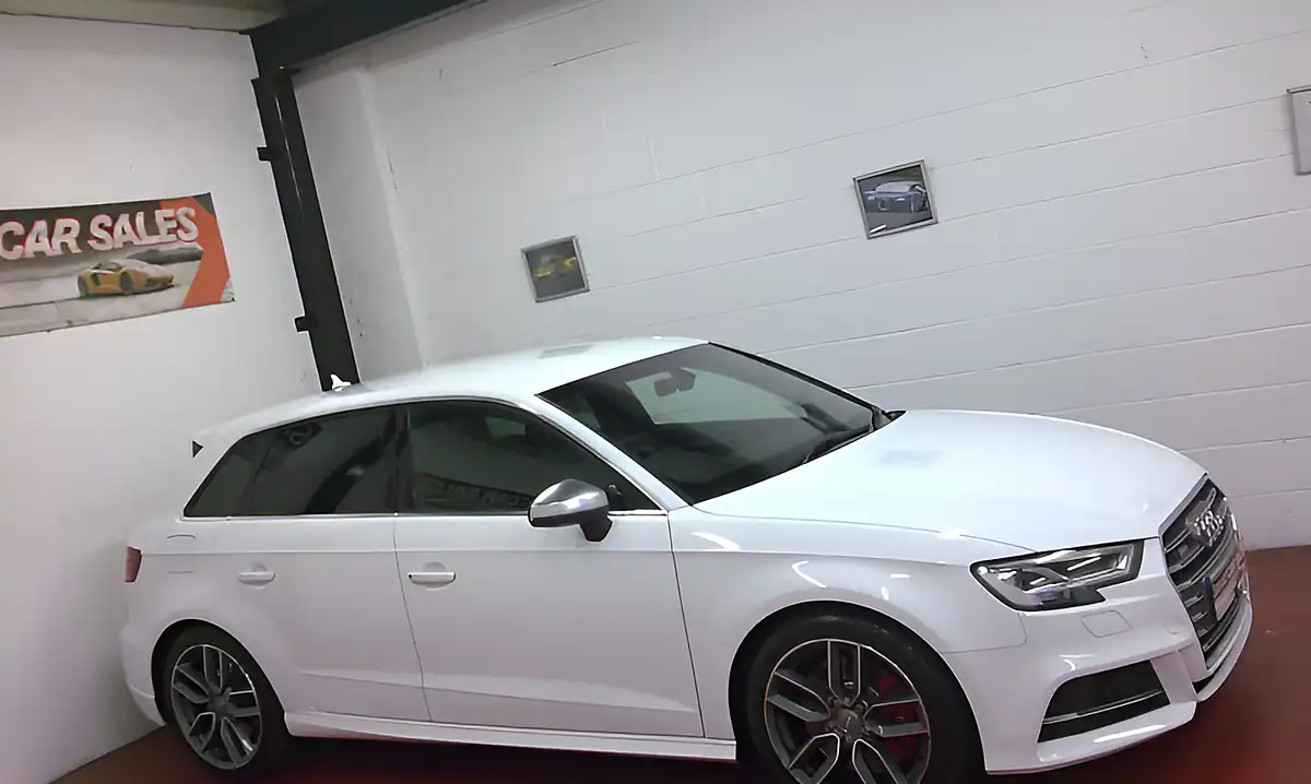 Used 2018 Audi S3 Sportback Ibis White - Interior and Exterior details 3