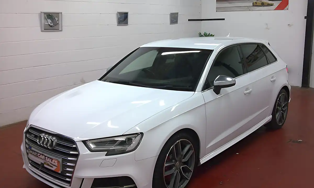 Used 2018 Audi S3 Sportback Ibis White - Interior and Exterior details 5
