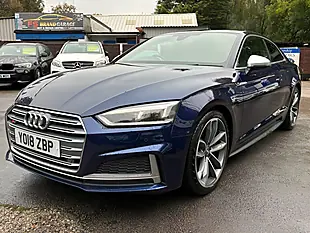 Used 2018 Audi S5 Coupe Blue - Interior and Exterior details 12