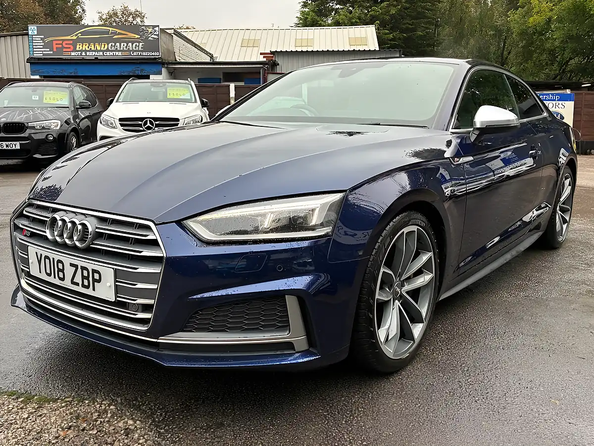 Used 2018 Audi S5 Coupe Blue - Interior and Exterior details 12