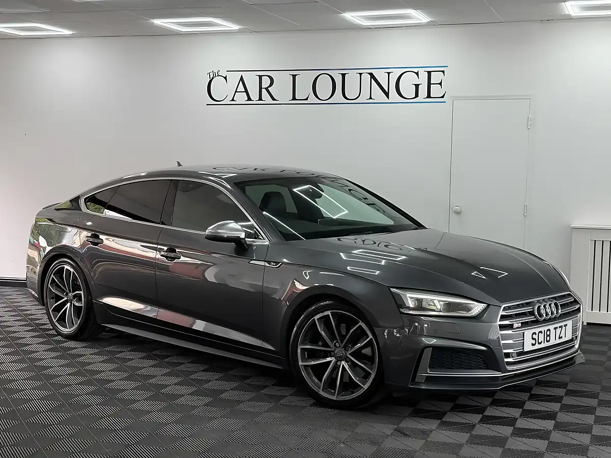 Used 2018 Audi S5 Sportback Daytona Grey - Front View