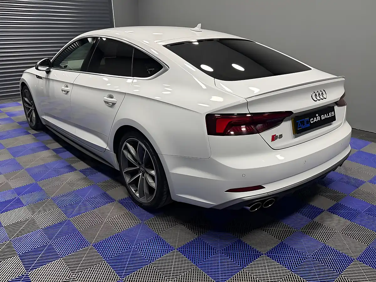 Used 2018 Audi S5 Sportback Glacier White - Interior and Exterior details 12