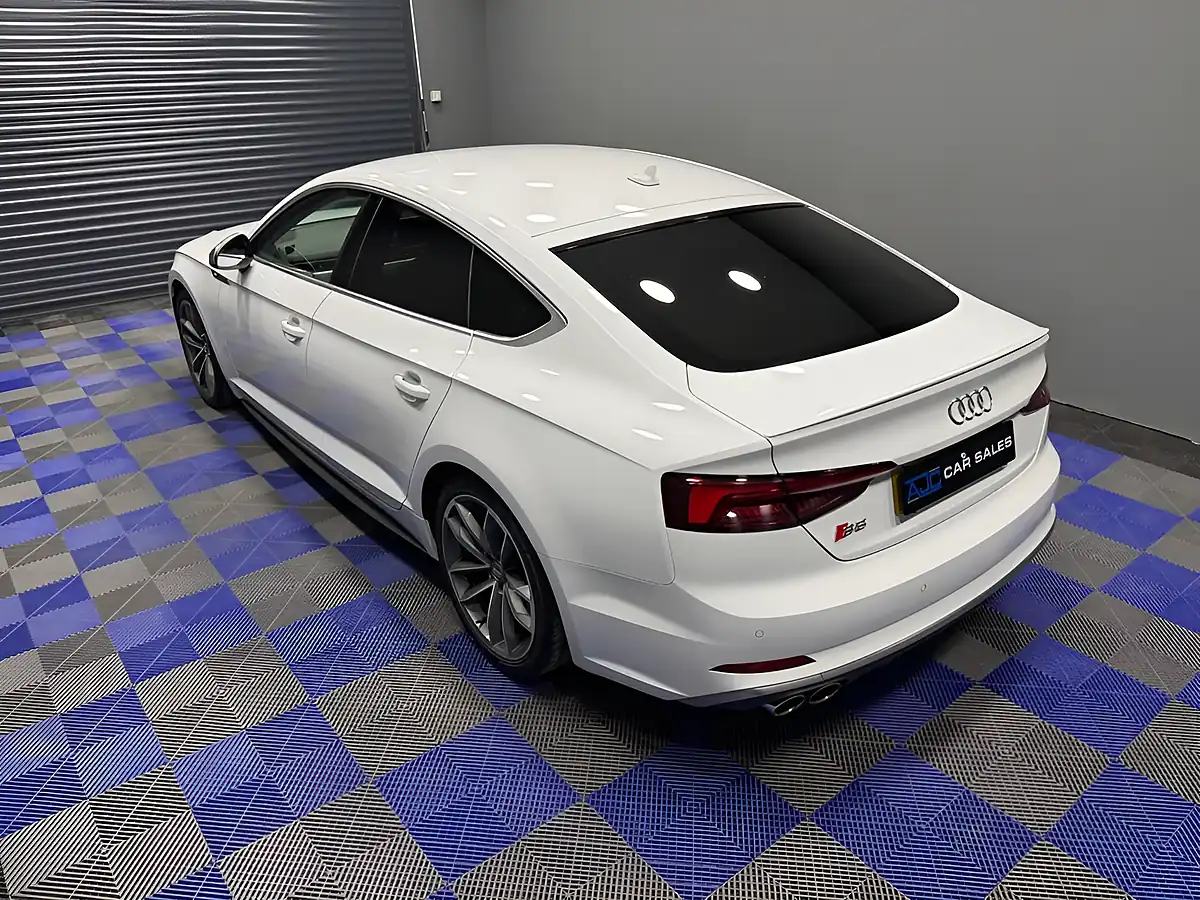 Used 2018 Audi S5 Sportback Glacier White - Interior and Exterior details 13