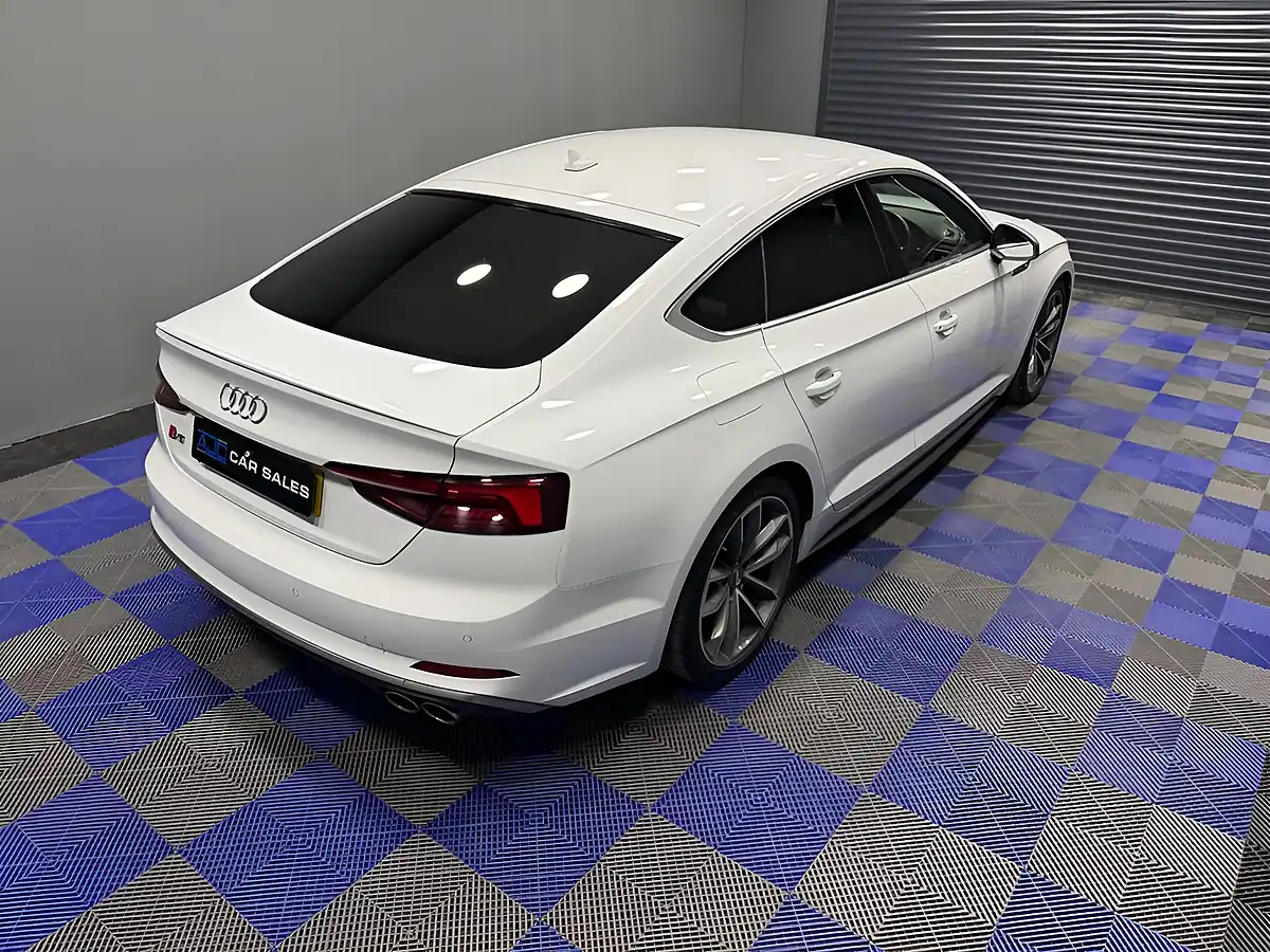 Used 2018 Audi S5 Sportback Glacier White - Interior and Exterior details 14