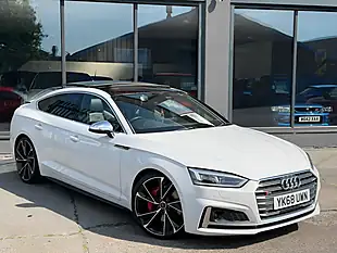 Used 2018 Audi S5 Sportback White - Interior and Exterior details 2