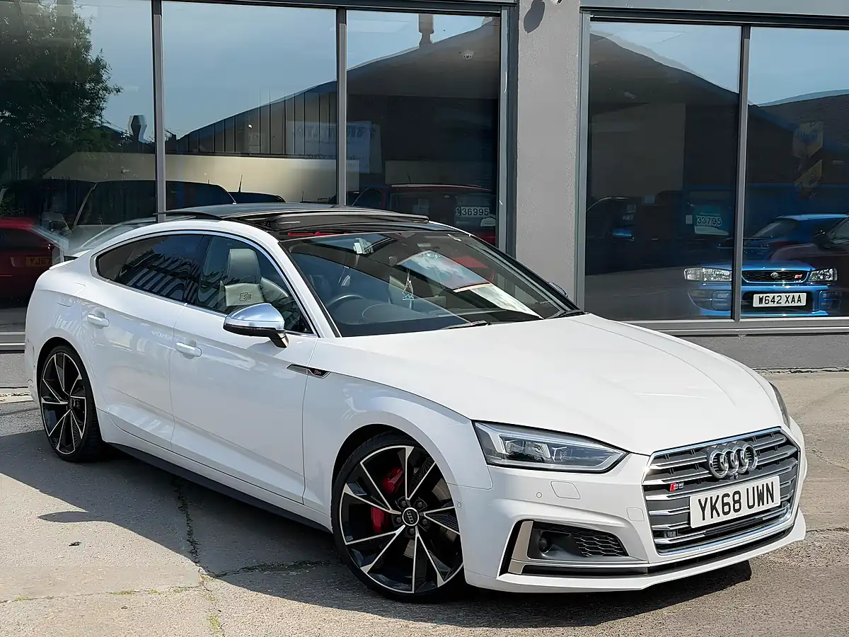 Used 2018 Audi S5 Sportback White - Interior and Exterior details 2