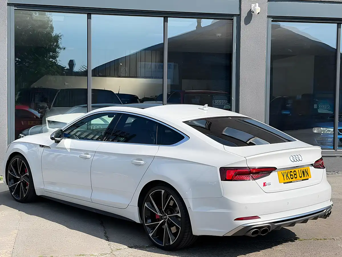 Used 2018 Audi S5 Sportback White - Interior and Exterior details 6