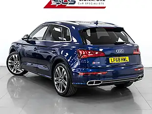Used 2018 Audi SQ5 Navarra Blue - Interior and Exterior details 9