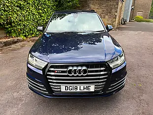 Used 2018 Audi Sq7 Blue - Interior and Exterior details 16