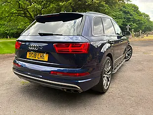 Used 2018 Audi Sq7 Blue - Interior and Exterior details 19