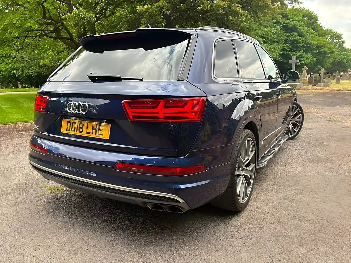 Used 2018 Audi Sq7 Blue - Interior and Exterior details 19